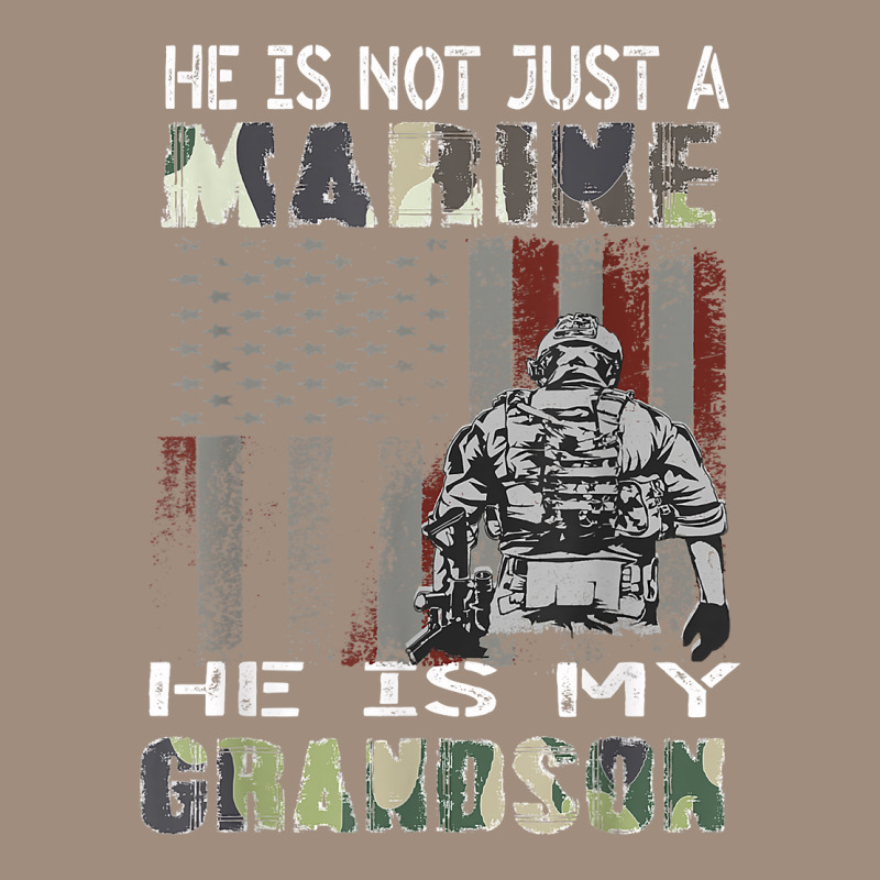 Proud Of My Grandson Is A Marine Shirt Proud Grandma Grandpa T Shirt Visor Hat | Artistshot