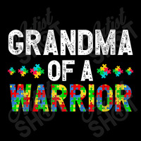 Grandma Of A Warrior Proud Grandma Autism Fleece Short | Artistshot