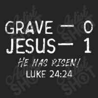 Grave 0 Jesus 1 He Has Risen Jesus Religious Easter Christ Unisex Hoodie | Artistshot