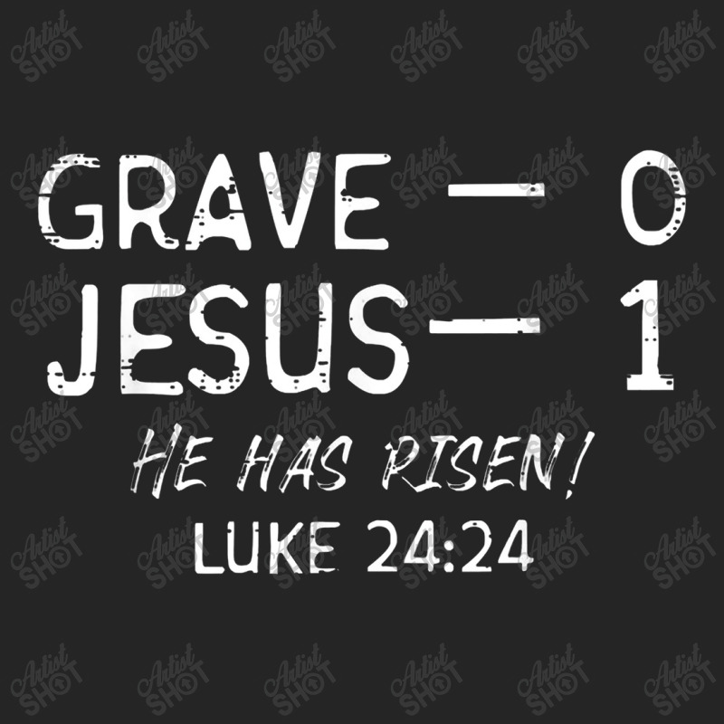 Grave 0 Jesus 1 He Has Risen Jesus Religious Easter Christ Unisex Hoodie | Artistshot