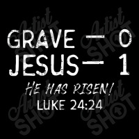 Grave 0 Jesus 1 He Has Risen Jesus Religious Easter Christ Zipper Hoodie | Artistshot