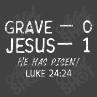 Grave 0 Jesus 1 He Has Risen Jesus Religious Easter Christ Vintage T-shirt | Artistshot