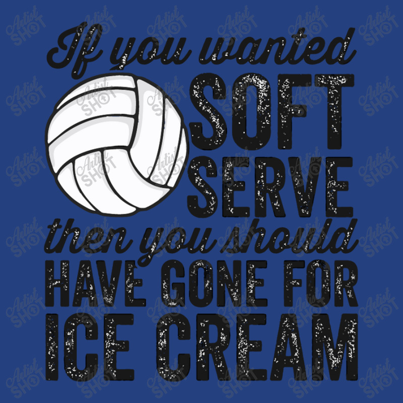 If You Wanted Soft Serve Ice Cream Funny Volleyball Visor Hat | Artistshot