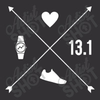 Half Marathon Heart Watch Arrow Running Runner 13 Vintage Short | Artistshot