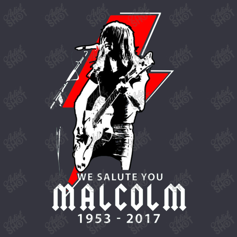 Malcolm Young   We Salute You Snapback Trucker Cap by zaenalmaza | Artistshot