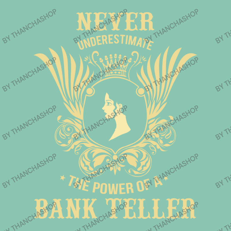 Never Underestimate The Power Of A Bank Teller Snapback Trucker Cap by thanchashop | Artistshot