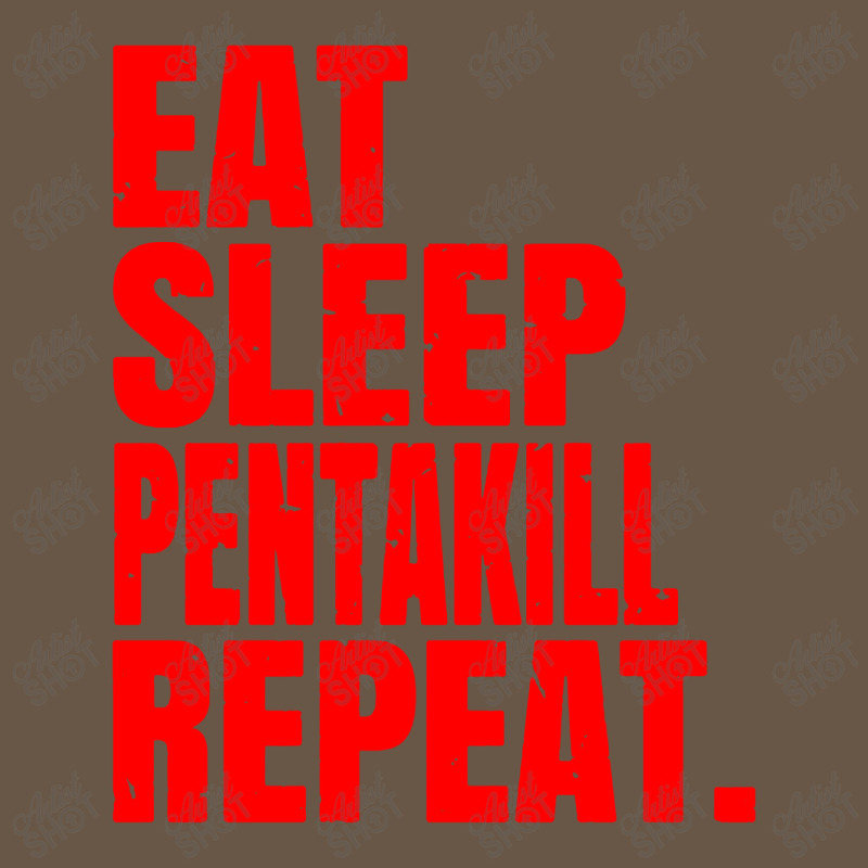 Eat Sleep Pentakill Repeat Snapback Trucker Cap by Gelica Hits | Artistshot