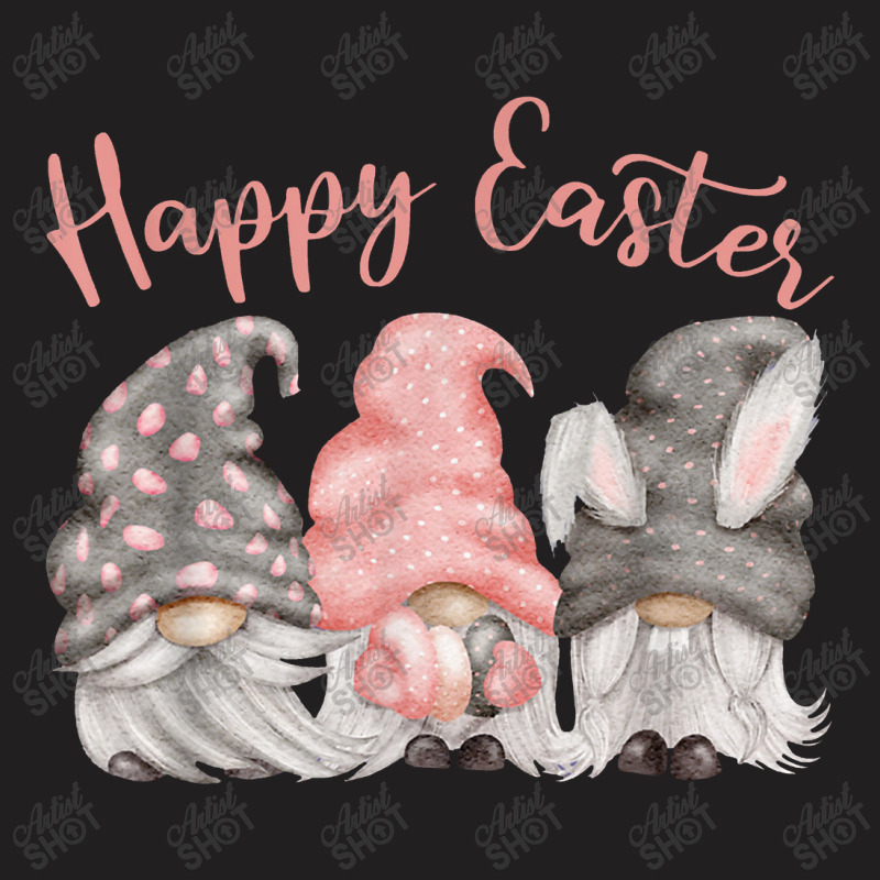 Happy Easter Gnomies Bunny Ears Easter Gnome Family Hunting T-shirt | Artistshot