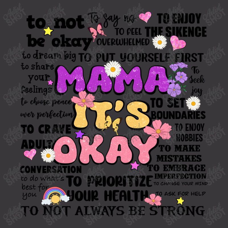 Mama It's Okay Ladies Curvy T-Shirt by Oma's Magic World | Artistshot