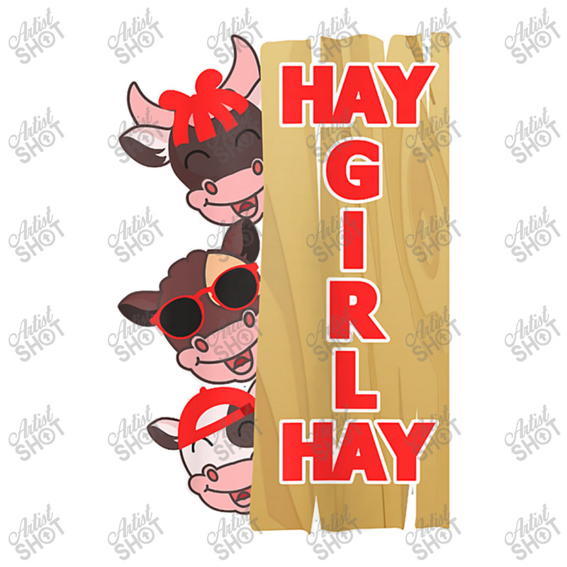 Hay Girl Hay Cow Farmer Rancher Cow Owner Cow Lover Kawaii Unisex Hoodie | Artistshot