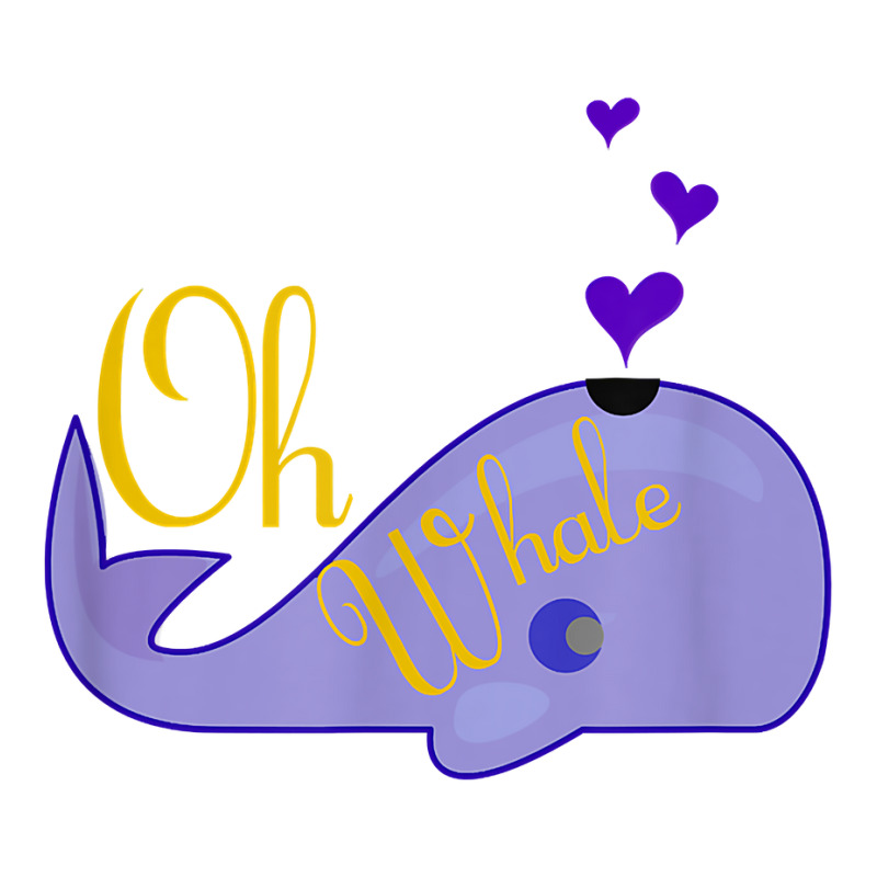 Funny Oh Whale Shirt For Marine Mammal Lovers  Purple Bomber Jacket by lelalucin | Artistshot