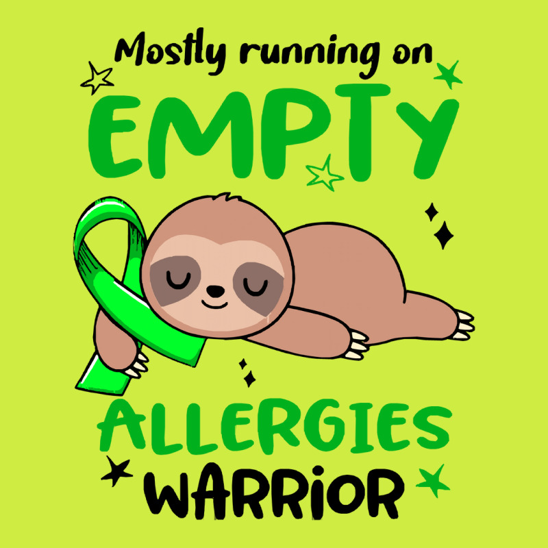 Allergies Awareness T  Shirt Mostly Running On Empty Allergies Warrior Adjustable Baseball Cap by thaddeuscassin860 | Artistshot