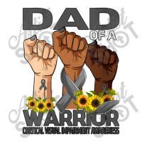 Womens Hand Dad Of A Warrior Corticalisual Impairment Bomber Jacket | Artistshot