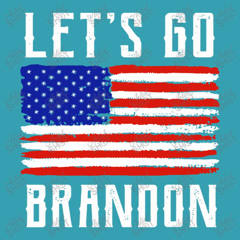 Let's Go Brandon Shirt Conservative American Flag Dyed Cap | Artistshot