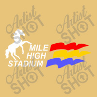 Mile High Stadium Funny Dyed Cap | Artistshot