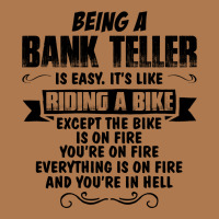 Being A Bank Teller Vintage Hoodie | Artistshot