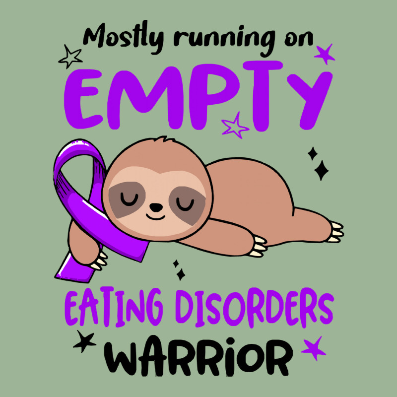 Eating Disorders Awareness T  Shirt Mostly Running On Empty Eating Dis Urban Pullover Hoodie by japanwhirl | Artistshot