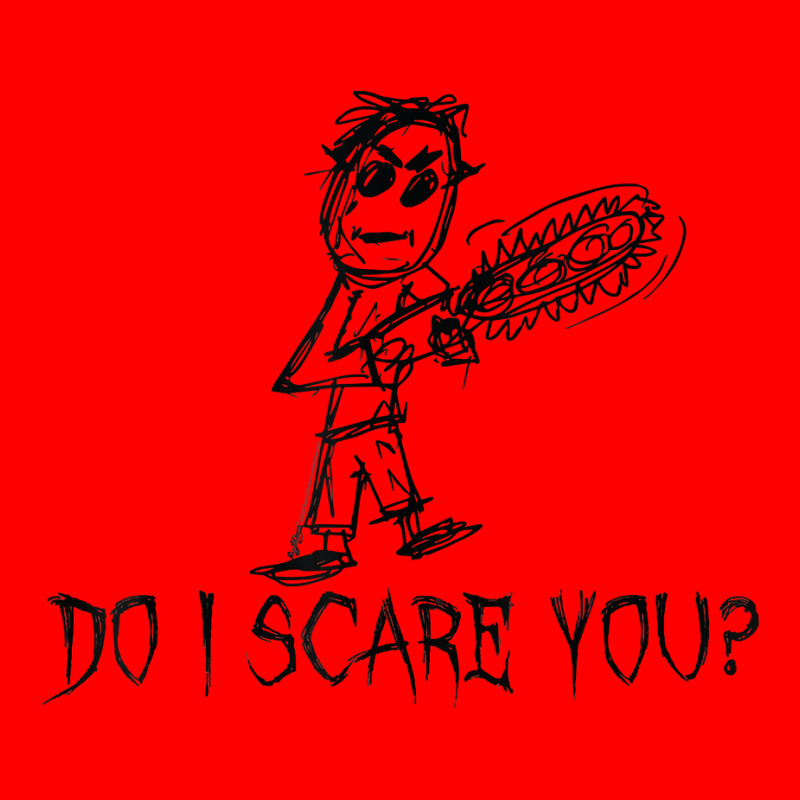 Do I Scare You Halloween Costume Word Design T Shirt Bomber Jacket | Artistshot