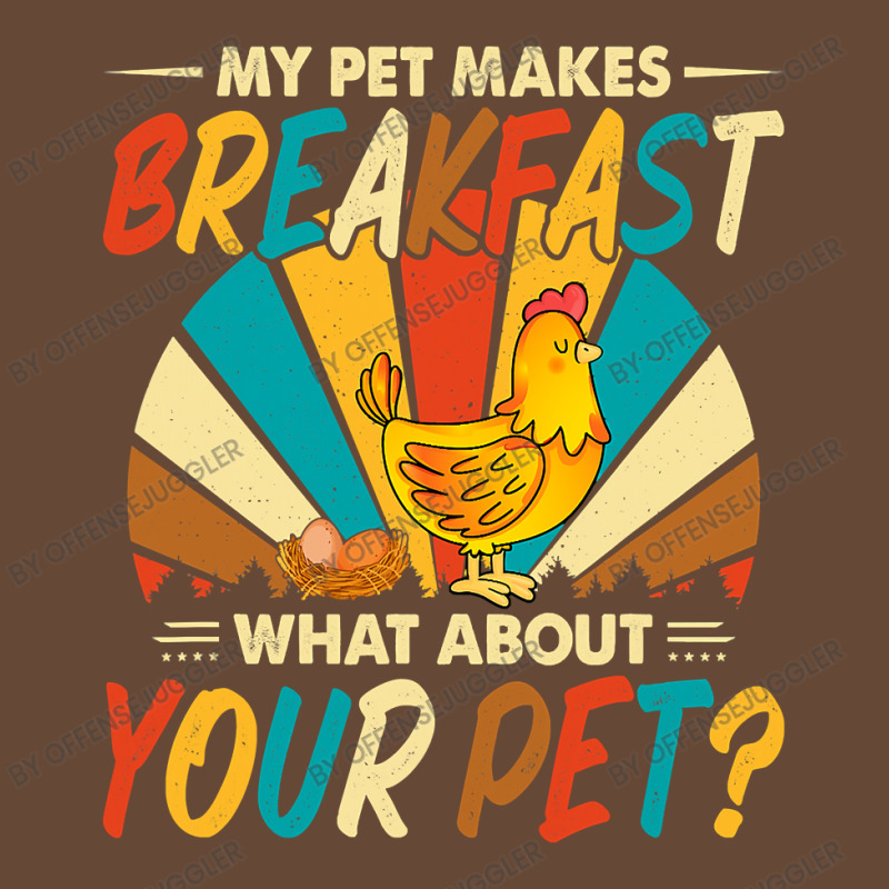 Chicken Chick My Pet Makes Breakfast What About Your Pet Chicken Lover Beanie by offensejuggler | Artistshot