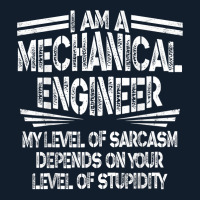 My Level Of Sarcasm Sarcastic Mechanical Engineer T Shirt Beanie | Artistshot