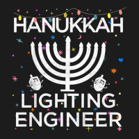 Kids Hanukkah Lighting Engineer Jewish Menorah Lights Dreidels T Shirt Beanie | Artistshot