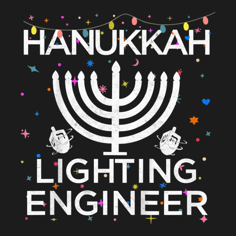 Kids Hanukkah Lighting Engineer Jewish Menorah Lights Dreidels T Shirt Beanie | Artistshot