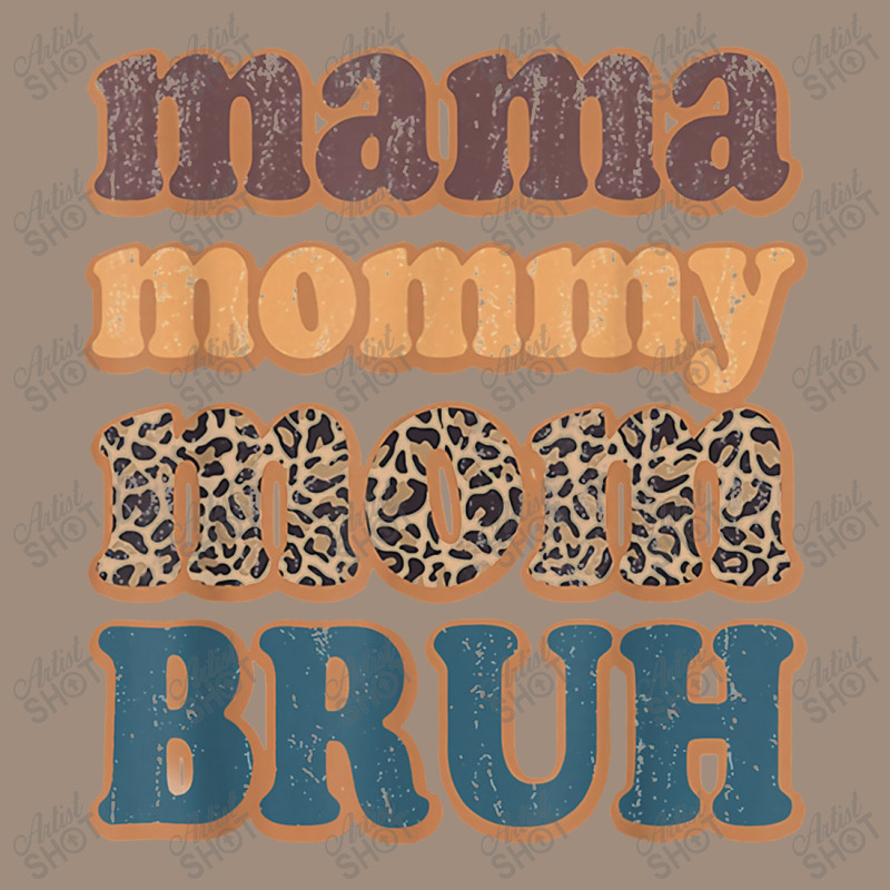 Mama Mommy Mom Bruh Vintage Leopard Boys Girls Kids Visor Hat | Artistshot