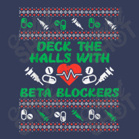 Deck Halls With Beta Blockers Funny Nurse Christmas Xmas Pjs Visor Hat | Artistshot