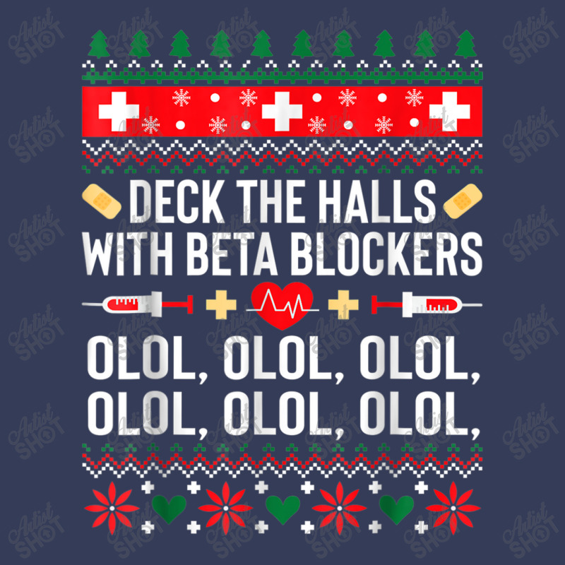 Deck The Halls With Beta Blockers Nurse Christmas Ugly Xmas Visor hat by YenNgoc | Artistshot