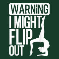 Funny Warning I Might Flip Out Gymnastics Art For Girls Boys Visor Hat | Artistshot