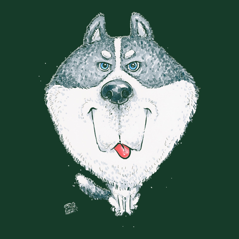 Husky T  Shirt Siberian Husky Dog T  Shirt Visor hat by skeletonpeony | Artistshot