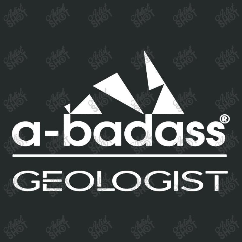 Badass White Geologist Women's Triblend Scoop T-shirt by Saprol Tees | Artistshot