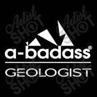 Badass White Geologist Cropped Hoodie | Artistshot