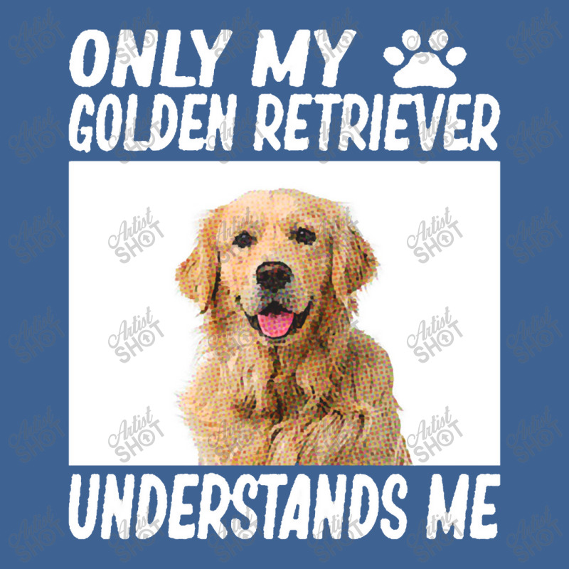 Golden Retriever  Only My Golden Retriever Understands Me Golde Men's Polo Shirt by yongbiyb | Artistshot