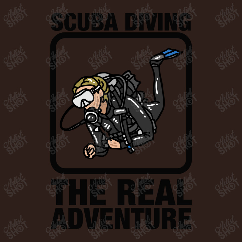 Scuba Diving The Real Adventure Foam Trucker Hat by NAE | Artistshot