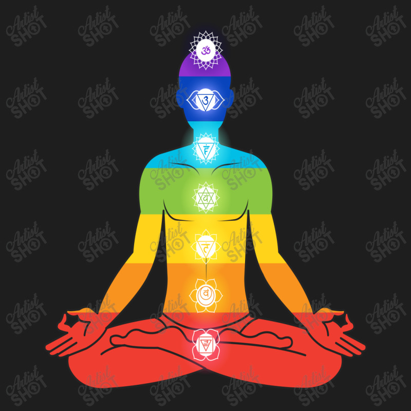 Meditating Man In Sitting Yoga Classic T-shirt by chris299 | Artistshot