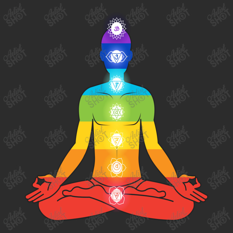 Meditating Man In Sitting Yoga Exclusive T-shirt by chris299 | Artistshot