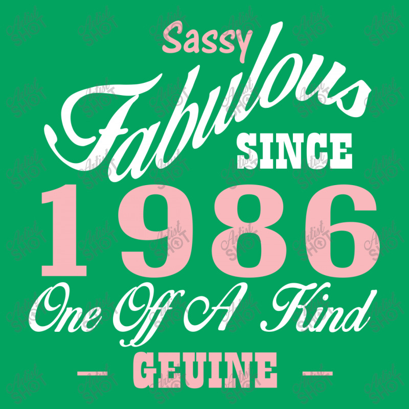 Sassy Fabulous Since 1986 Birthday Gift Pocket T-shirt | Artistshot