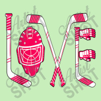 Funny Valentines Day Player Goalie Ice Hockey Heart Apparel T Shirt Urban Heavy T-shirt | Artistshot