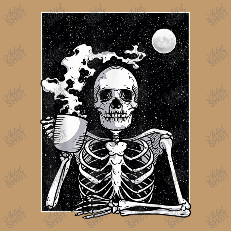 Skeleton Drinking Coffee Halloween Costume T Shirt Urban Pullover Hoodie | Artistshot