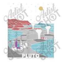 Vintage Retro Pluto National Park   Visit Pluto Linear Art Bomber Jacket | Artistshot