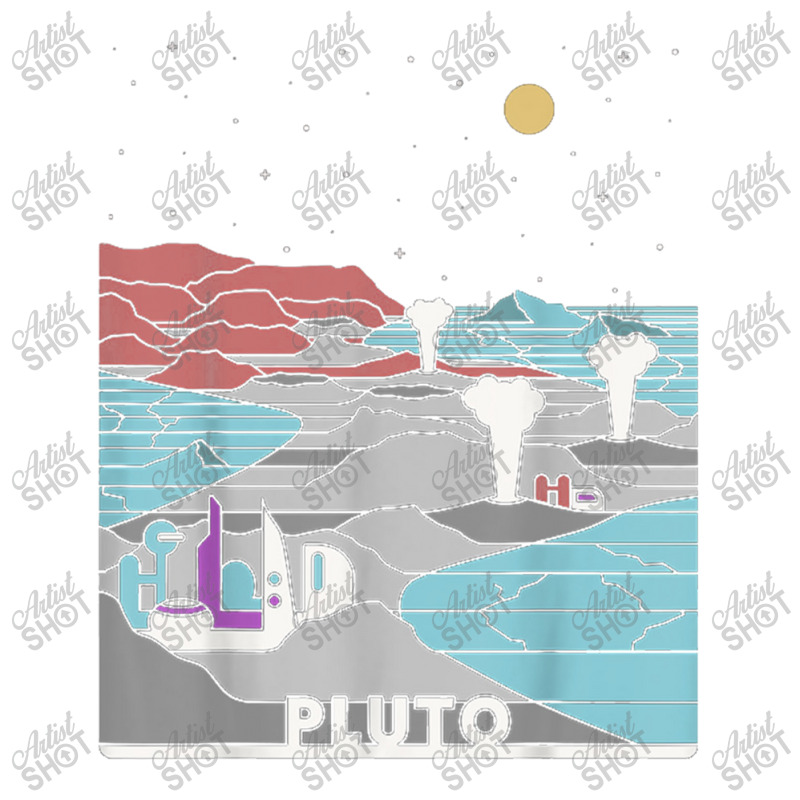 Vintage Retro Pluto National Park   Visit Pluto Linear Art Bomber Jacket by daniellepaine | Artistshot