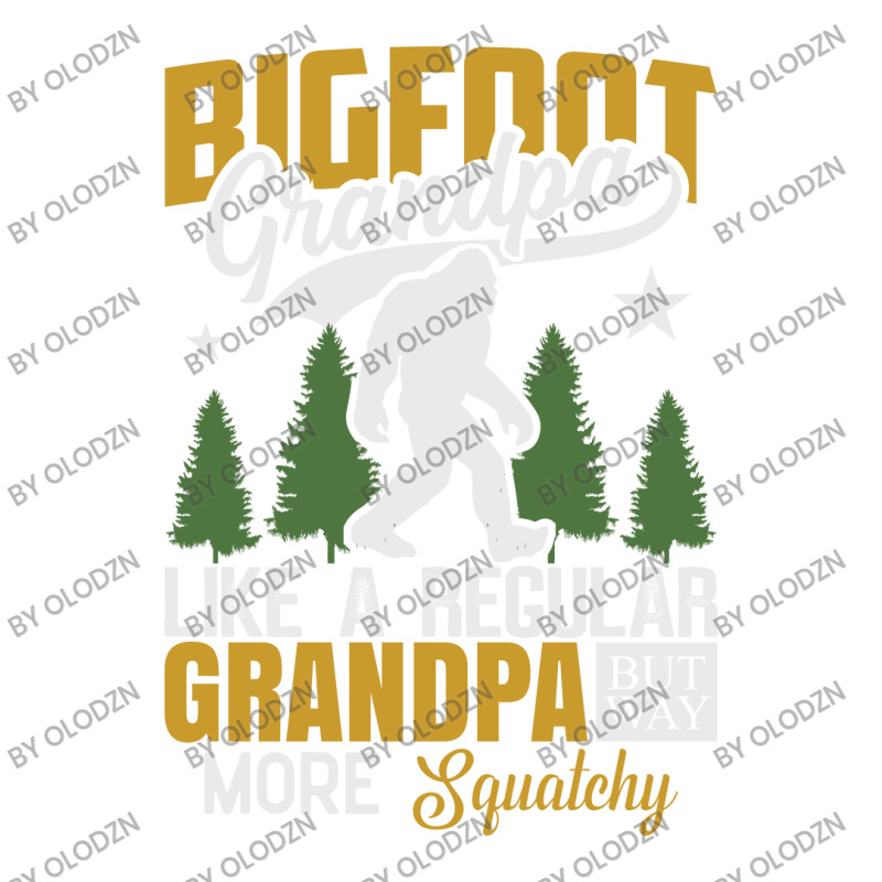 Bigfoot Grandpa Like A Regular Grandpa But Way Mor Squatchy Bomber Jacket | Artistshot