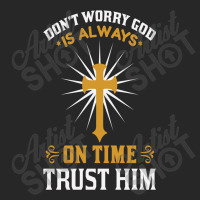 Dont Worry God Is Always On Time Trust Him Women's Pajamas Set | Artistshot