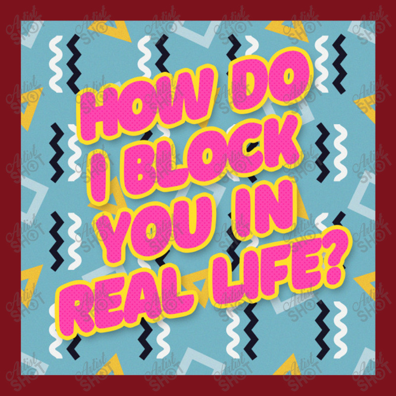 How Do I Block You In Real Lifetypography Design Beanie by gusjigangkudus | Artistshot