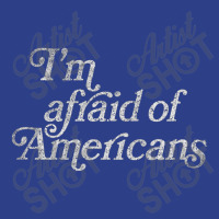 I'm Afraid Of Americans Original Faded Retro Style Design Beanie | Artistshot