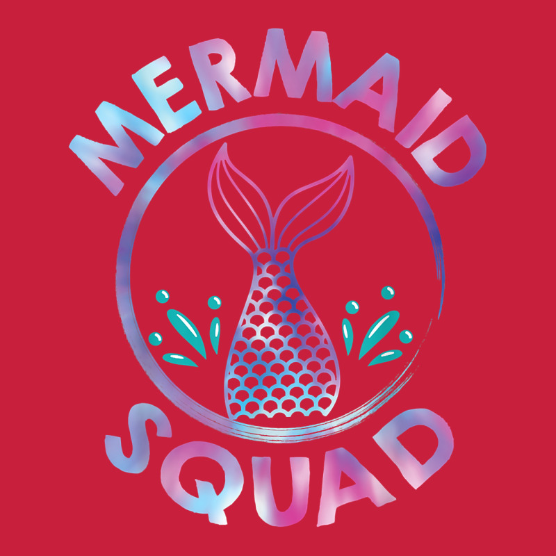 Mermaid Squad Mermaid Tail Toddler Girls Birthday Outfit T Shirt Beanie | Artistshot