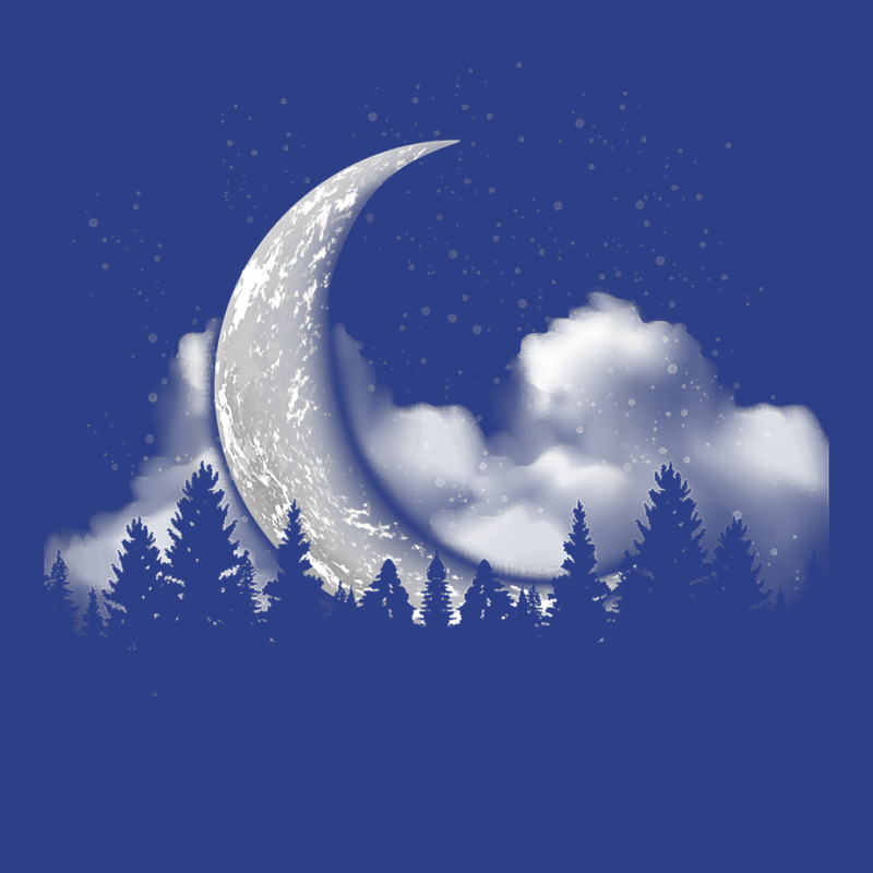 Boho Astronomy Stargazer Gloomy Cloud Forest Crescent Moon T Shirt Beanie by TappanSajan | Artistshot