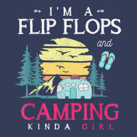 Im A Flip Flops And Camping Kinda Girl Camper Women Camping T Shirt Visor Hat | Artistshot