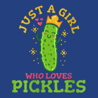 Womens Pickle Just A Girl Who Loves Pickles Vegan V Neck T Shirt Visor Hat | Artistshot